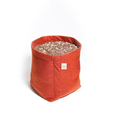 Imagem de 5 Vasos De Plantas De Feltro 11 Litros - King Pot, Vermelho
