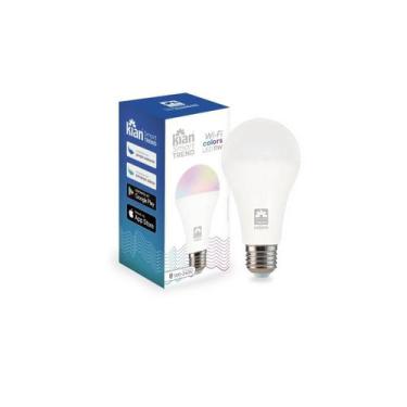 Imagem de 6 Lâmpadas Led Smart Inteligente Wifi Google Alexa Rgb 11W - Kian