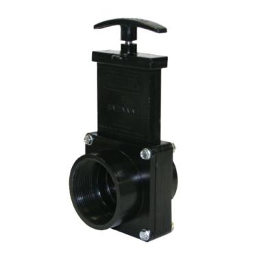 Imagem de Valterra Válvula de porta ABS 7210, preta, 5 cm FPT x Spig