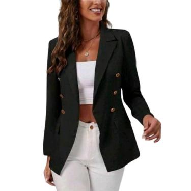 Imagem de Blazer Alfaiataria Luxo Feminino Terninho Moda Evangélica - estacaomix