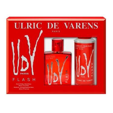 Imagem de Ulric De Varens Kit Udv Flash + Deo Eau De Toilette Masculino, 100ML