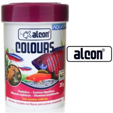 Imagem de RAÇÃO PARA PEIXES ALCON COLOURS FLOCOS 20g
