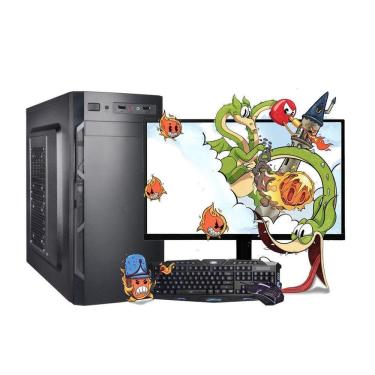 Imagem de Computador I3 8Gb Hd500Gb Com Monitor 19 Wi-Fi Wind 10