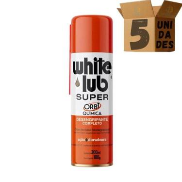 Imagem de Kit 5 White Lub Super Óleo Desengripante Spray Wd 300ml
