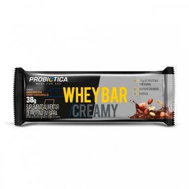 Imagem de Barra de Proteína Whey Bar Creamy Probiótica Sabor Amendoim com 11g de