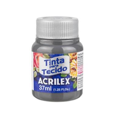 Imagem de Tinta Para Tecido 37 ML Acrilex Fosca Pintura Artesanato - Metallica A