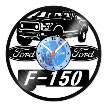Imagem de Relógio De Parede Disco Vinil Carros - Ford F-150 - VCA-043 - Modernar