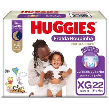 Imagem de Fralda huggies natural care pants (a escolher), XG COM 22