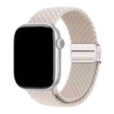 Imagem de Pulseira Nylon Trançada Magnética Compatível com Apple Watch - Baú do 