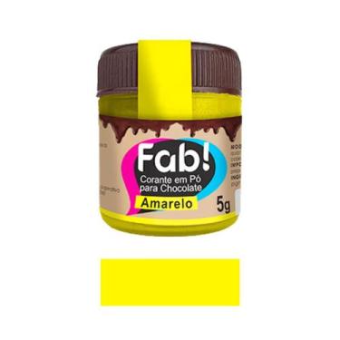 Imagem de CORANTE EM PÓ P/ CHOCOLATE 5g - FAB!, Amarelo