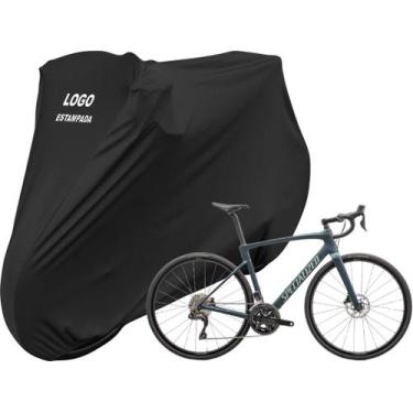 Imagem de Capa Para Bike Com Logo Specialized Roubaix Sl8 Comp Speed - Mz, Preto