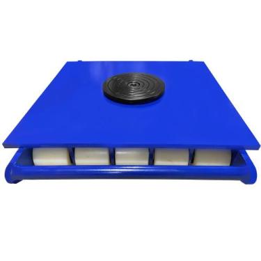 Imagem de Tartaruga com Rodas de Nylon 40Ton Fixa TF040N ACM TOOLS