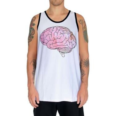 Imagem de Camiseta Regata Cérebro Inteligência Mental Psicologia HD 14 - Enjoy S