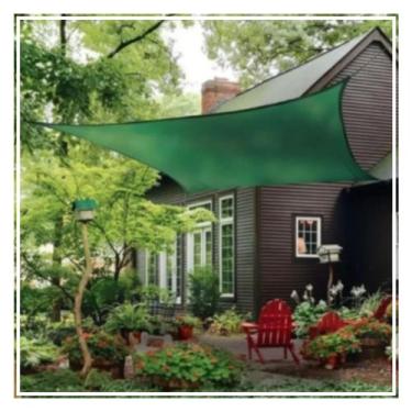 Imagem de Tela Shade Verde Toldo Sombreamento Lona Sombrite Proteção Uv Cobertur