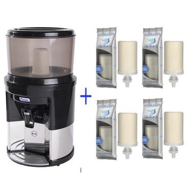 Imagem de Filtro De Água Alcalina Tripla Ação Oasis + 4 Vela Esterelizante Stéfa