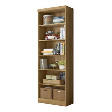 Imagem de Estante Livreiro Multiuso 1404 - Qmovi, Freijó