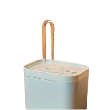 Imagem de Bebedouro Fonte de água para gatos bebedouro automático para animais de estimação gatos cães dispensador de água silencioso 110V Verde Claro