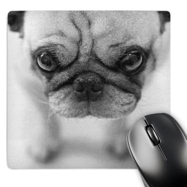 Imagem de 3dRose Mouse pad LLC 20 x 20 x 0,63 cm, Pug (mp_11177_1)