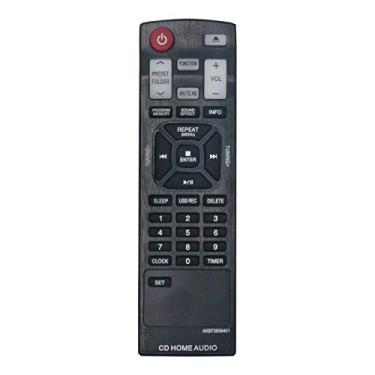 Imagem de Controle remoto de substituição AKB73656401 - Aiditiymi akb73656401 Controle remoto de substituição para LG AKB73656401 CD Home Audio Stereo Micro Hi-Fi System
