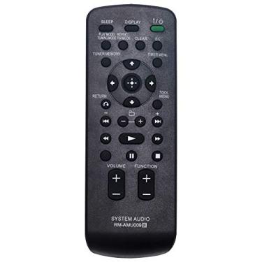 Imagem de AIDITIYMI Controle remoto infravermelho RM-AMU009 para sistema de componentes Hi-Fi Sony MHC-EC609iP CMT-CX4iP CMT-MX500i CMT-FX300i CMT-FX300i MHC-EC79i CMT-LX20i MHC-EC69i MHC-EC99i CMT-BX50BTi MHC-EC78Pi
