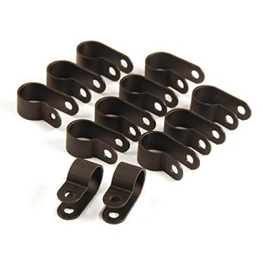 Imagem de Primefit PC12HC Kit de 12 peças de pressão de ar de 1/2 polegada para conectar grampos de tubo de nylon para fixar tubos de pressão de ar a paredes ou teto, ou qualquer superfície plana