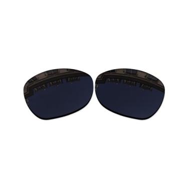 Imagem de Vonxyz Lentes de reposição para óculos de sol Oakley Crosshair New 2012 OO4060 - preto oculto polarizado