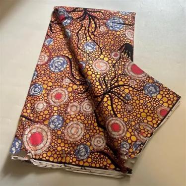 Imagem de Tecido cera dourada africana algodão material rapper Batik Ankara original de alta qualidade novo material pagne manutenção para costura (como imagem-18)