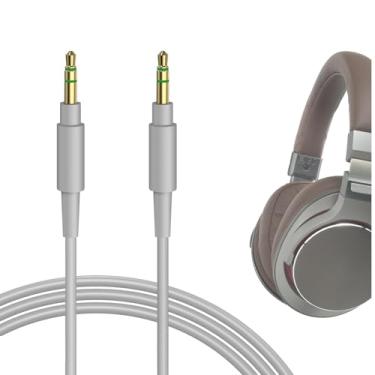Imagem de Geekria Cabo de áudio compatível com ATH ATH-M50xBT2 ATH-M20xBT ATH-SR5 ATH-MSR7 ATH-WS660BT, cabo de fones de ouvido Pioneer HDJ-CX, cabo estéreo de substituição de 3,5 mm a 3,5 mm (4 pés/1,2 m)