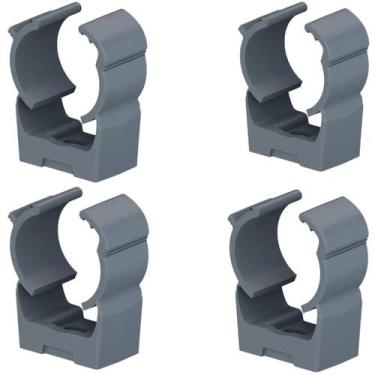 Imagem de 4 Conduletes Abraçadeira Pvc Cinza 3/4 Pol. Tigre Top