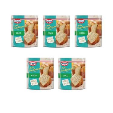 Imagem de Kit c/ 5un Bolo Tradicional de Coco 400g - Dr. Oetker