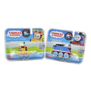 Imagem de Thomas e seus amigos - kit com 2 trenzinhos thomas & sandy  - fisher p