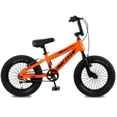 Imagem de Bicicleta KRW Infantil Aro 16 BigBoy Menino Aço Carbono Freio V-Brake 