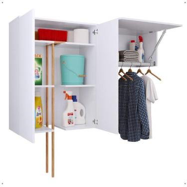 Imagem de Dispensa Multiuso 2 Portas Armario aéreo Lavandeira Multi - Quarteto M