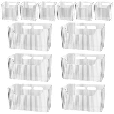 Imagem de Dhnvcud 12 Peças Organizadoras De Armazenamento, Cestas Organizadoras De Parede, Recipientes De Organização De Parede, Cestas Suspensas, Para Organizar Cosméticos, Produtos De Higiene Pessoal E Uten