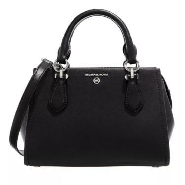 Imagem de Michael Kors Bolsa transversal pequena Marilyn, Ferragens prateadas/pretas, One Size
