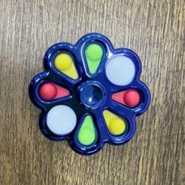 Imagem de Fidget Spinner com led Pop It Fidget Brinquedo Anti Estress Bublle Sor