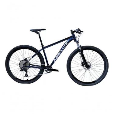Imagem de Bicicleta Aro 29 Absolute Nero 5 12v Garfo Trava No Guidão Freios Hidráulicos Azul Tam 19