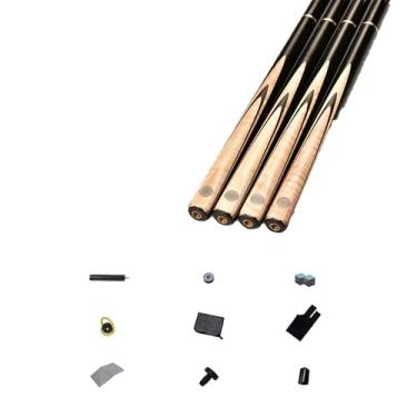 Imagem de CQBXRD Taco de sinuca para bar de bilhar de madeira de cinza, taco de sinuca, bastões de taco de bilhar, bastões profissionais de bilhar, bastão de sinuca (taco de sinuca + acessórios, 10,2 mm)