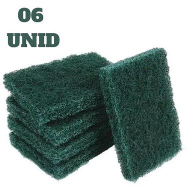 Imagem de Esponja Fibraco Limpeza Pesada C/ 6un - MOP