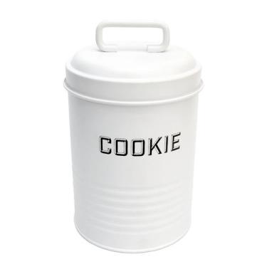 Imagem de Lata de Biscoito Cookies Metal Com Alça - Branco - NH - Mai Home