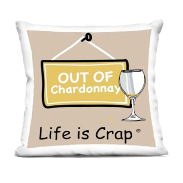 Imagem de Stupell Industries Chardonnay Design by LIC Almofada impressa interna, 45 x 18 x 46, bege