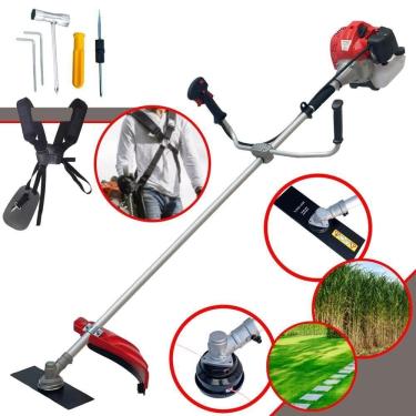 Imagem de Máquina De Cortar Grama 43CC 2HP Com Faca 2 Pontas CG430-P TB