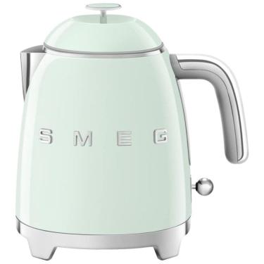 Imagem de Smeg 50s Mini Chaleira Elétrica 800 mL Aço Inoxidável, 1400W, 220V, Verde Pastel