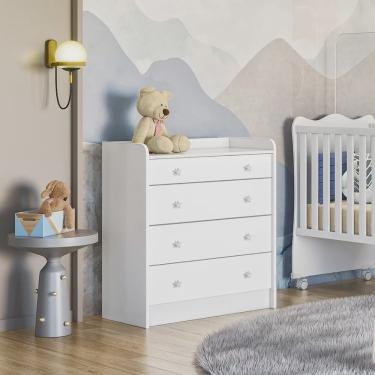 Imagem de Cômoda de Bebê com Trocador Doce Sonho 2523