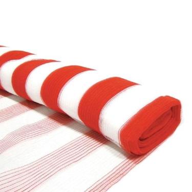 Imagem de Tela Sinalização Guarda Corpo Tapume Laranja 1,20X50 Metros