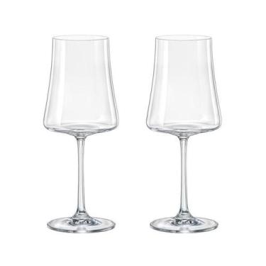 Imagem de Taça de Cristal Bohemia Para Vinho Branco 360 ml Xtra 2 Peças - Bohemi