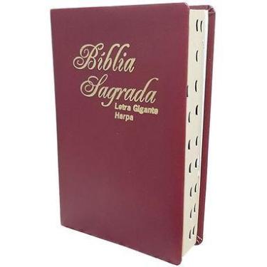 Imagem de Bíblia Sagrada - Possui LETRAS GIGANTES - Tamanho Grande - Versão Alme
