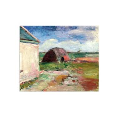 Imagem de Hneri Matisese Famosa Impressão em Tela - Imagens para Sala de Estar - Pintura de Arte de Parede Moderna - Paisagem 6-Reprodução 20x25cm8x10in Sem Moldura