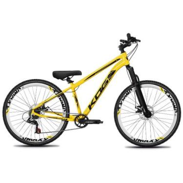 Imagem de Bicicleta Aro 29 KOG 1X7 Tipo Freeride Viking Hupi Gios, Amarelo vulcã