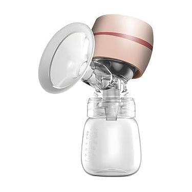 Imagem de Bomba de Extração Coletor de Leite Seio Elétrica Digital Tela LCD Portátil Rosa